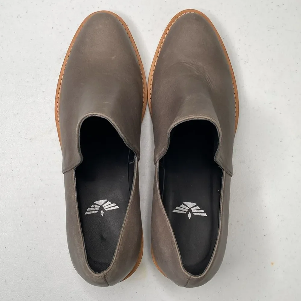 Fortress of Inca Madeline Leather Stacked Low Heel Bootie Shoe Slip-On Handmade